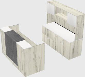 Modular reception desk