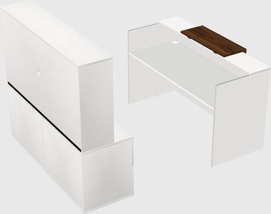 Modular reception desk