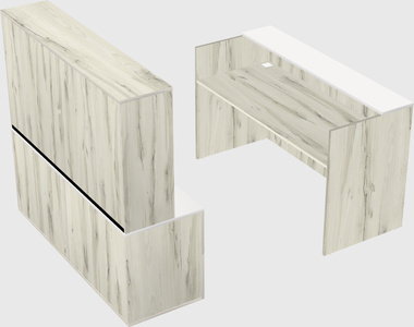Modular reception desk