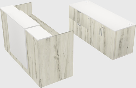 Modular reception desk