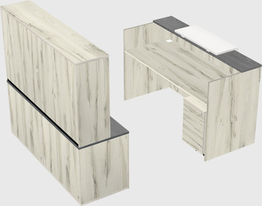 Modular reception desk