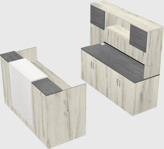 Modular reception desk