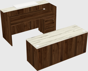 Modular reception desk