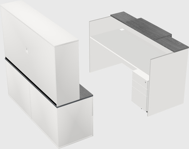 Modular reception desk