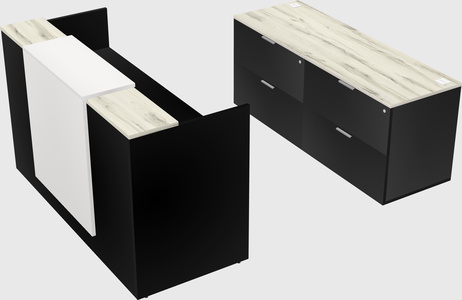 Modular reception desk