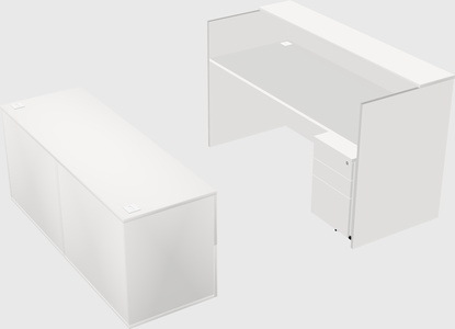 Modular reception desk