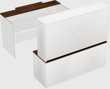 Modular reception desk