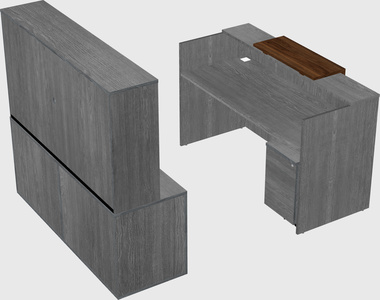 Modular reception desk