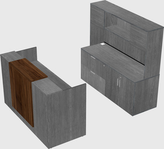 Modular reception desk