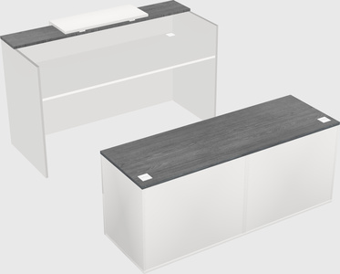 Modular reception desk