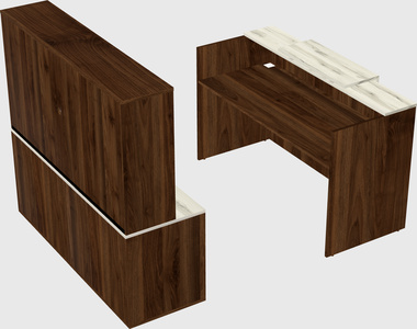Modular reception desk