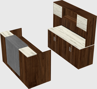 Modular reception desk