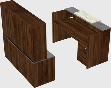 Modular reception desk