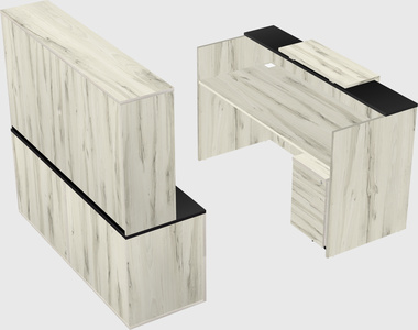 Modular reception desk