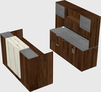 Modular reception desk