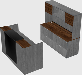 Modular reception desk