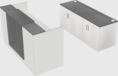 Modular reception desk