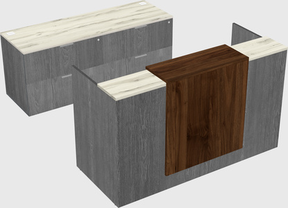 Modular reception desk