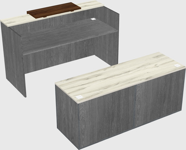 Modular reception desk