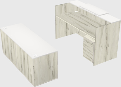 Modular reception desk