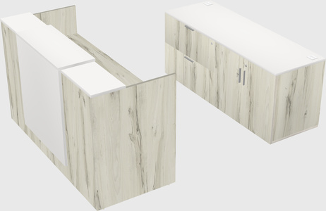 Modular reception desk