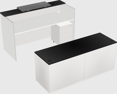 Modular reception desk
