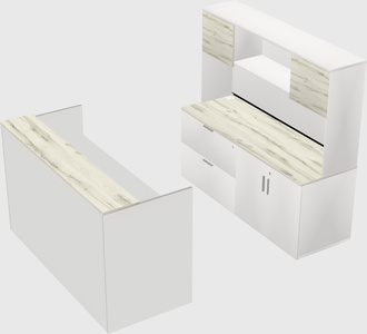 Modular reception desk