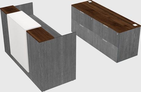 Modular reception desk