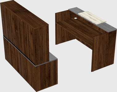 Modular reception desk