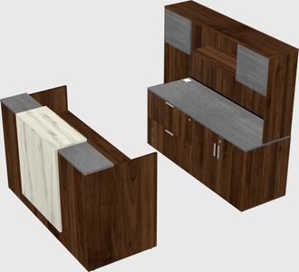 Modular reception desk