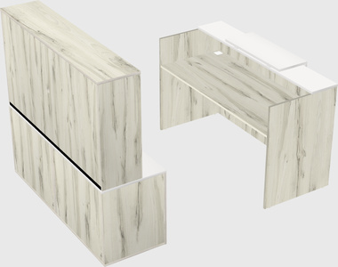 Modular reception desk