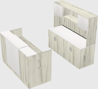 Modular reception desk