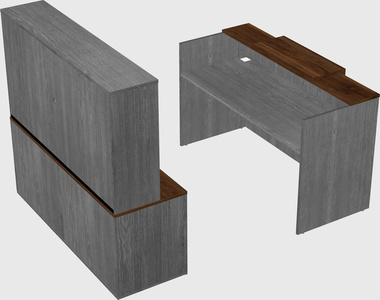 Modular reception desk