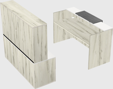 Modular reception desk
