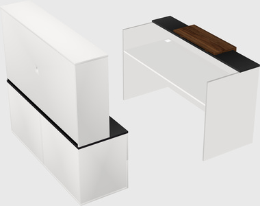 Modular reception desk