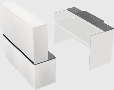 Modular reception desk