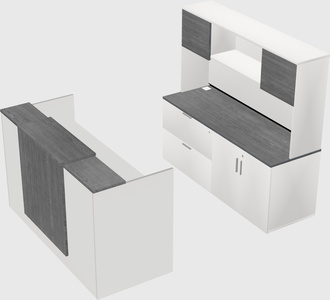 Modular reception desk