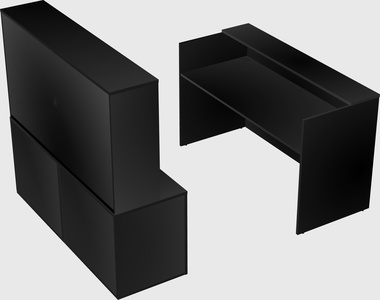 Modular reception desk