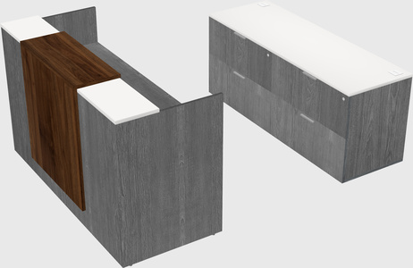 Modular reception desk