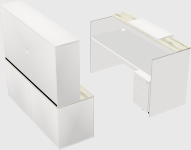 Modular reception desk