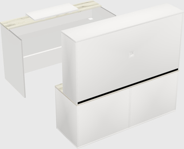 Modular reception desk