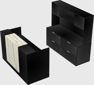 Modular reception desk