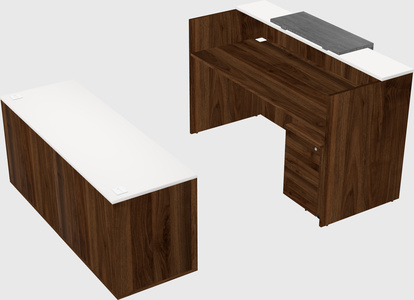 Modular reception desk