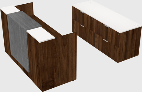 Modular reception desk
