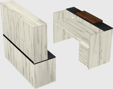 Modular reception desk