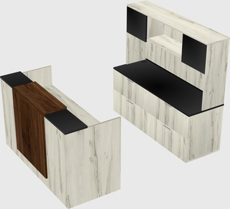 Modular reception desk