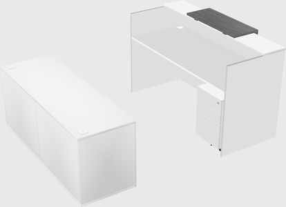 Modular reception desk