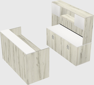 Comptoir d'accueil modulable