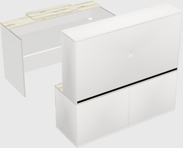 Modular reception desk