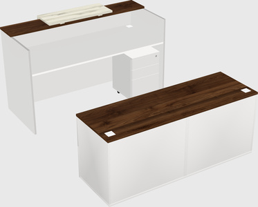 Modular reception desk